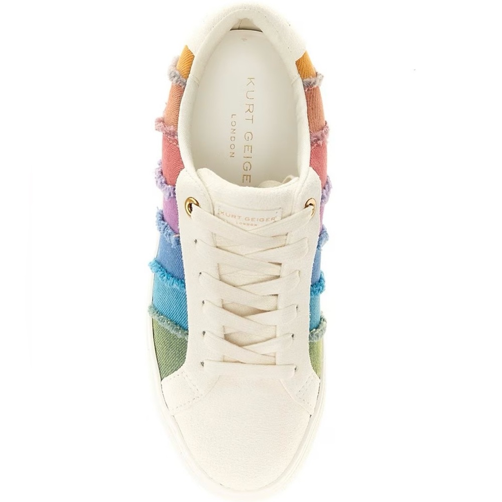 NWT: Kurt Geiger Women’s Strip Lane Sneakers - Picture 5 of 7